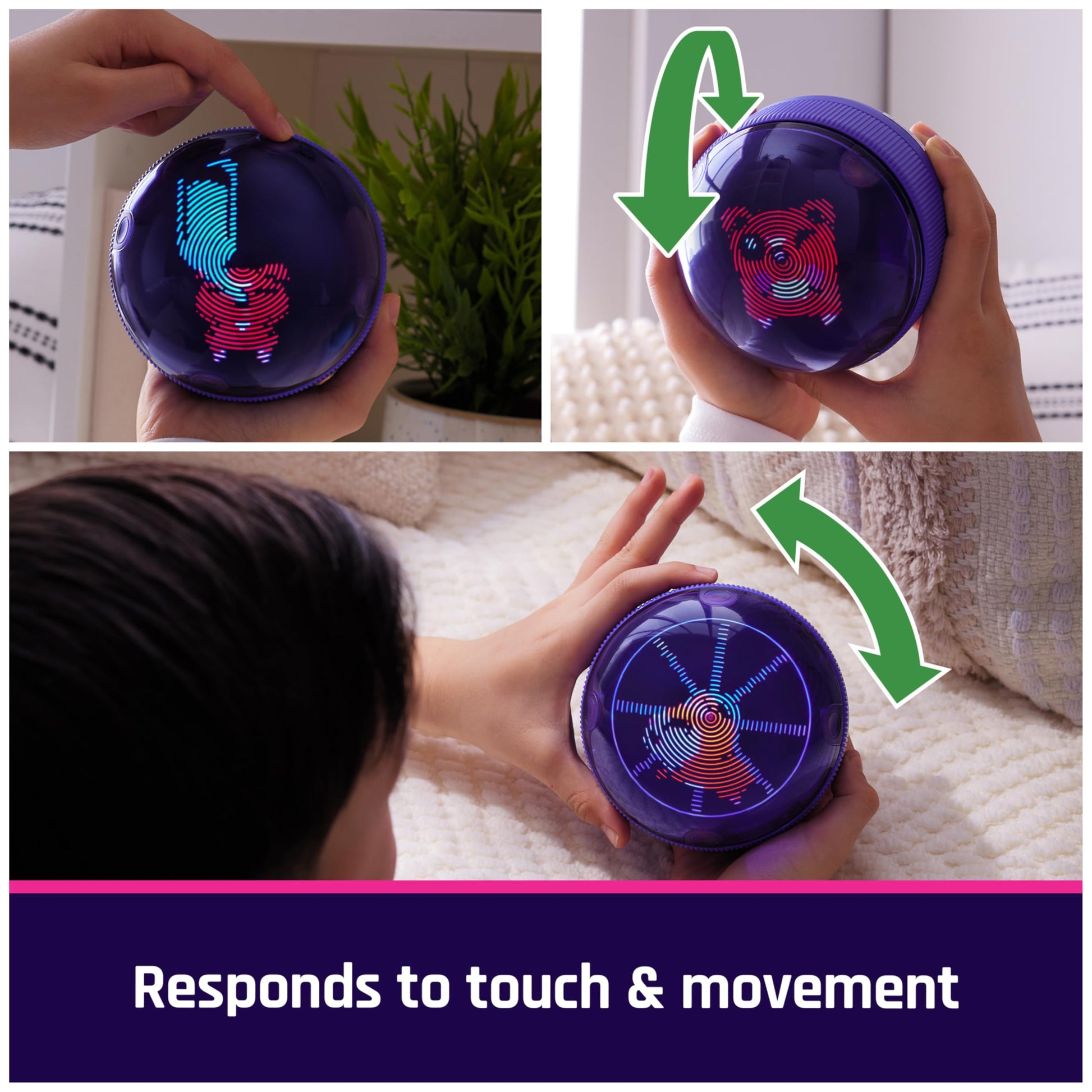 BITZEE, Hamster Ball Interactive Toy Hamster with Over 20 Hamsters Inside, Rolls & Reacts to Touch, Digital Pet Girls Toys & Boys Toys for Ages 5 and up Bitzee