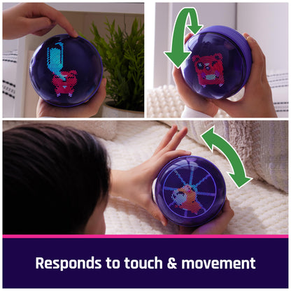BITZEE, Hamster Ball Interactive Toy Hamster with Over 20 Hamsters Inside, Rolls & Reacts to Touch, Digital Pet Girls Toys & Boys Toys for Ages 5 and up Bitzee