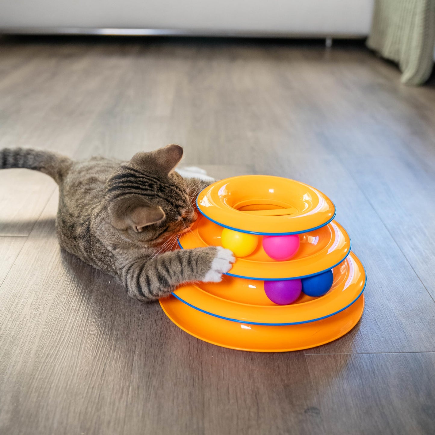 Petstages Tower of Tracks Interactive 3-Tier Cat Toy Catstages