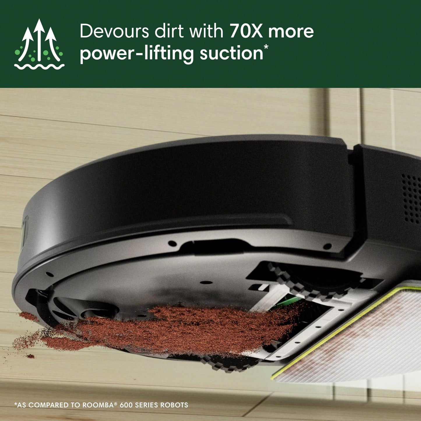 iRobot Roomba 105X Robot Vacuum & Mop Combo, AutoEmpty Dock, Self‑Emptying for Up to 75 Days, 70× Power‑Lifting Suction, Smart LiDAR Mapping, App & Voice Control, Ideal for Homes with Pets & Kids - Available at All In One Marketplace Canada