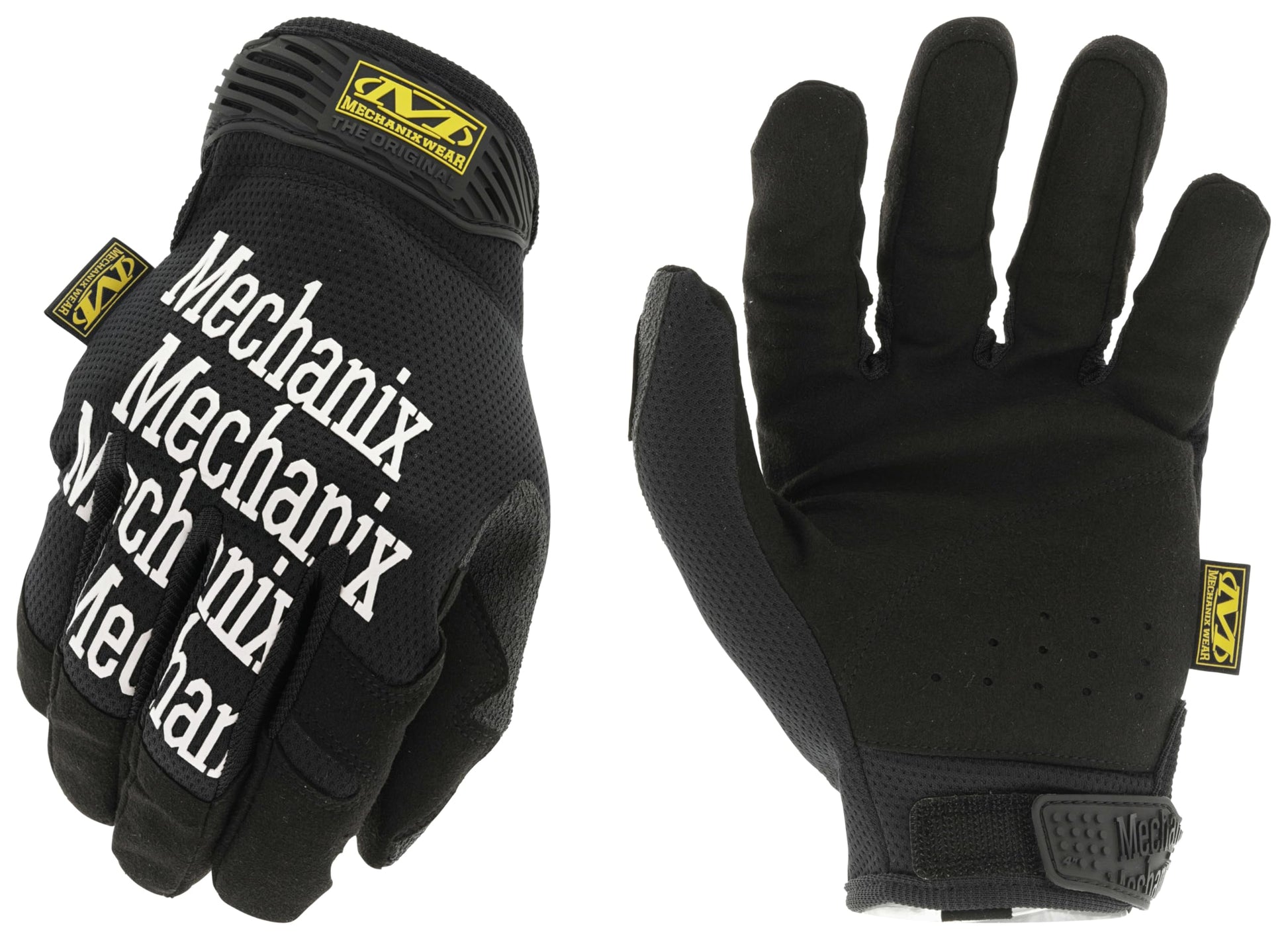 Mechanix Wear: The Original Work Glove with Secure Fit, Synthetic Leather Performance Gloves for Multi-purpose Use, Durable, Touchscreen Capable Safety Gloves for Men (Black, Large) Mechanix Wear