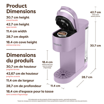 Keurig K-Mini Go Single Serve K-Cup Pod Coffee Maker, Violet