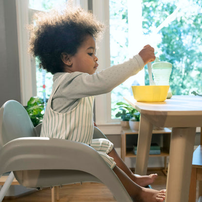 Ingenuity Full Course 6-in-1 High Chair - Baby to 5 Years Old, 6 Convertible Modes, 2 Dishwasher Safe Trays - Astro