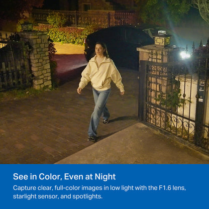 Tapo 4K 8MP Solar-Powered Outdoor Security Camera Kit, Wireless Magnetic Mount, 4K Ultimate Clarity, Free AI Detection, Cloud/Local Storage up to 512GB, Starlight Color Night Vision(Tapo C460 KIT)