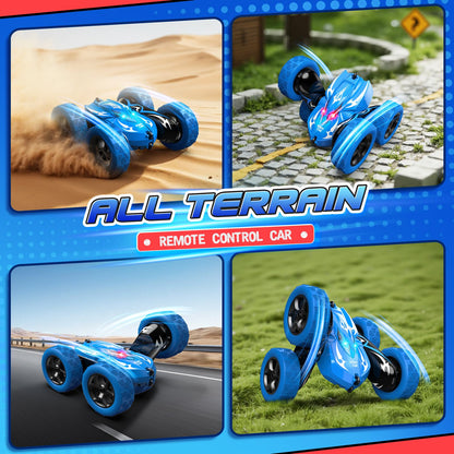 2.4GHz RC Car Toys for Boys 3-9, vicia 4WD Stunt Car with Double-Sided 360°Rotating Remote Control Cars for Kids Car Toys for 3 4 5 6 7 8 9 10 12 Year Old Boy Gifts Birthday Christmas 🍁 All In One Marketplace Canada