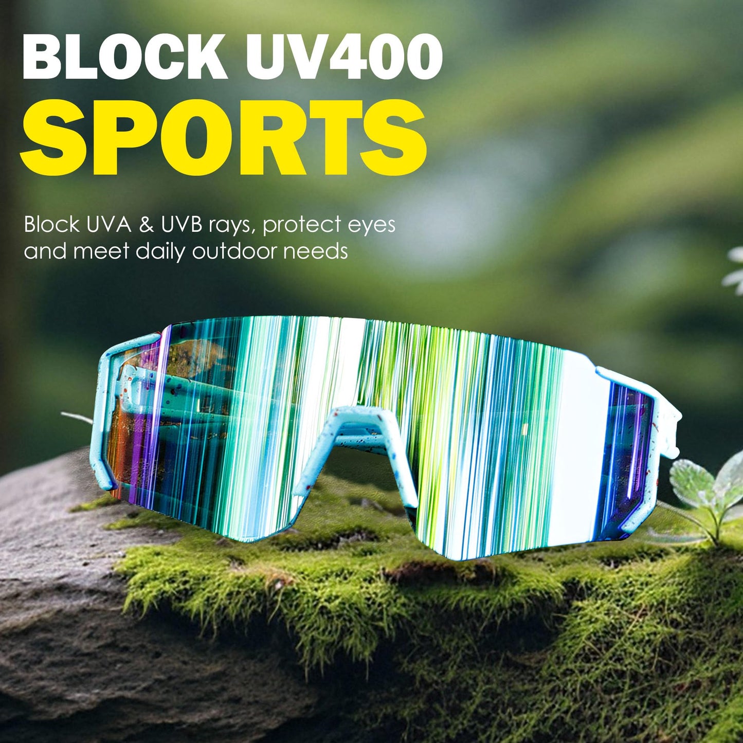 Kids Sunglasses for Boys Girls, 3Pack UV400 Protection Goggles Youth Sports Sunglasses for Baseball Cycling Climbing (3 PACK)