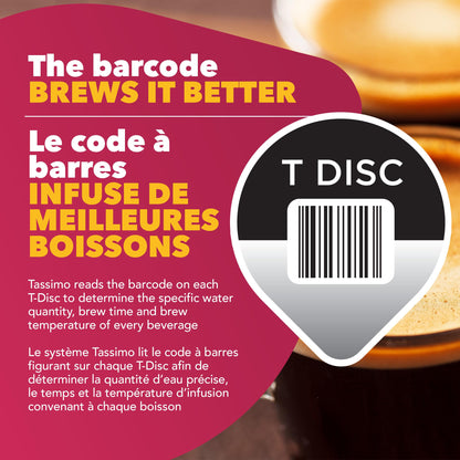 Carte Noire Long Espresso Single Serve T-Discs by Tassimo, 110g (5 Boxes of 14 T-Discs)