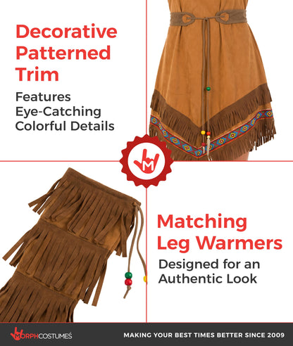Fun Shack Native American Costume Women Indian Halloween Teacher Womens Book Character Costumes for Adults XXL