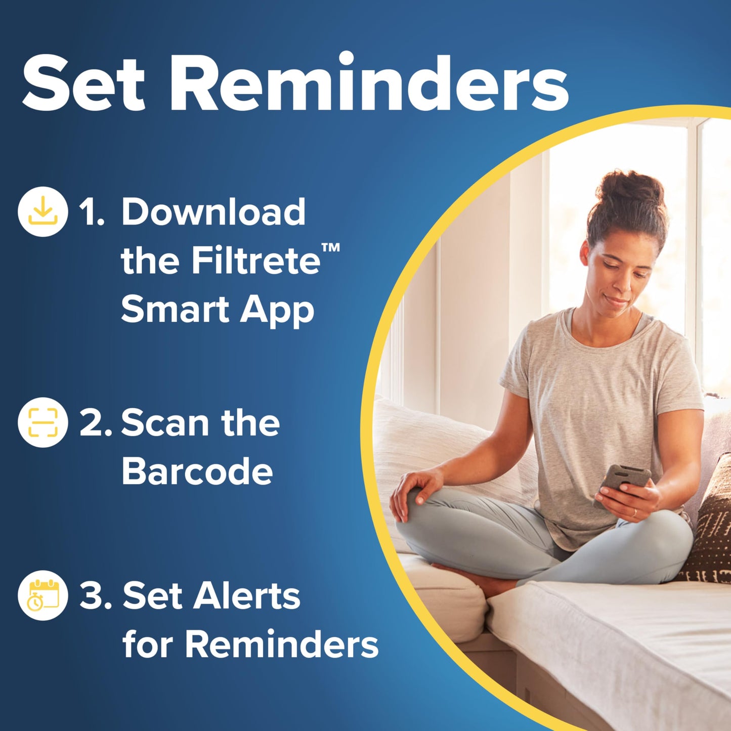 Filtrete 16x25x1 AC Furnace Air Filter, MERV 13, MPR 1900, Premium Allergen, Bacteria & Virus, 3-Month Pleated 1-Inch Electrostatic Air Cleaning Filter, 4-Pack (Actual Size 15.69 x 24.69 x 0.78 in) Filtrete