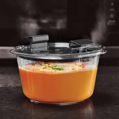 Ensembles de contenants alimentaires hermétiques ronds et rectangulaires Rubbermaid Brilliance, 12 pièces