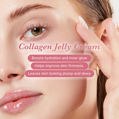 medicube Collagen Jelly Cream- Niacinamide & Freeze-Dried Hydrolyzed Collagen-Boosts skin barrier hydration & gives 24h Glow & Firmer looking skin | No artificial color, Korean skincare (3.71 fl.oz. 110ml) - Available at All In One Marketplace Canada