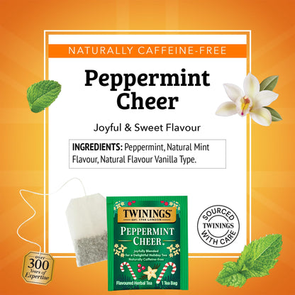 Twinings Peppermint Cheer Herbal Tea, 20 Count (Pack of 6) 🍁 All In One Marketplace Canada