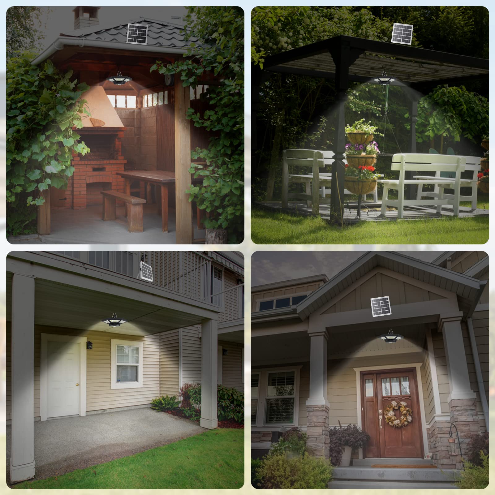 ICOFRU Solar Shed Lights Indoor Outdoor Motion Sensing 5 Lighting Modes - Available at All In One Marketplace Canada