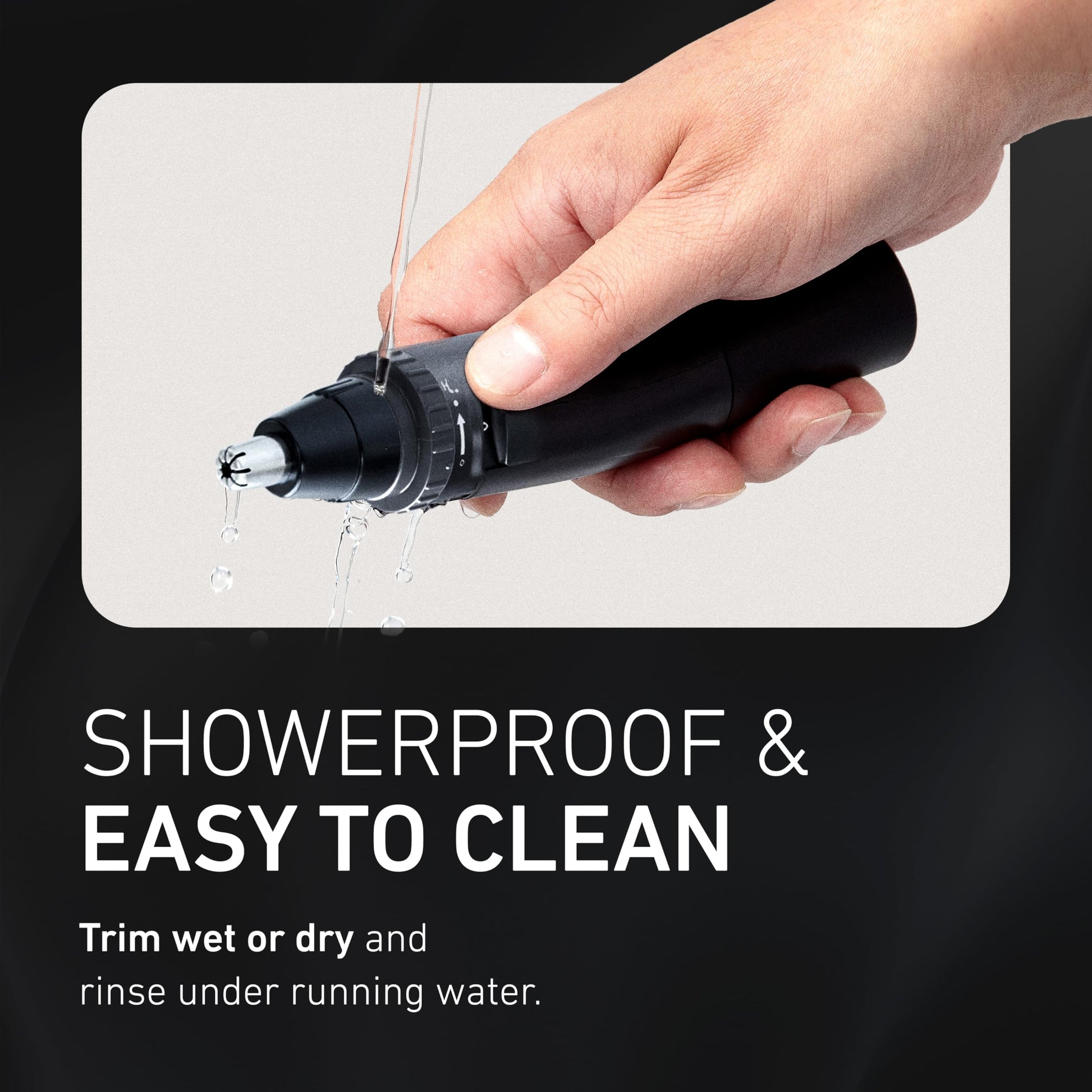 Panasonic ERGN30H nose & ear Hair Trimmer, Black Compact, 0.14 kilogram - Available at All In One Marketplace Canada