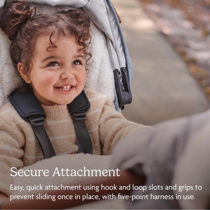 UPPAbaby CozyGanoosh Footmuff - Easily Attaches to UPPAbaby Strollers + RumbleSeat - Ultra-Plush, Weather-Proof - Winter Stroller Cover - Noa (Navy) 🍁 All In One Marketplace Canada