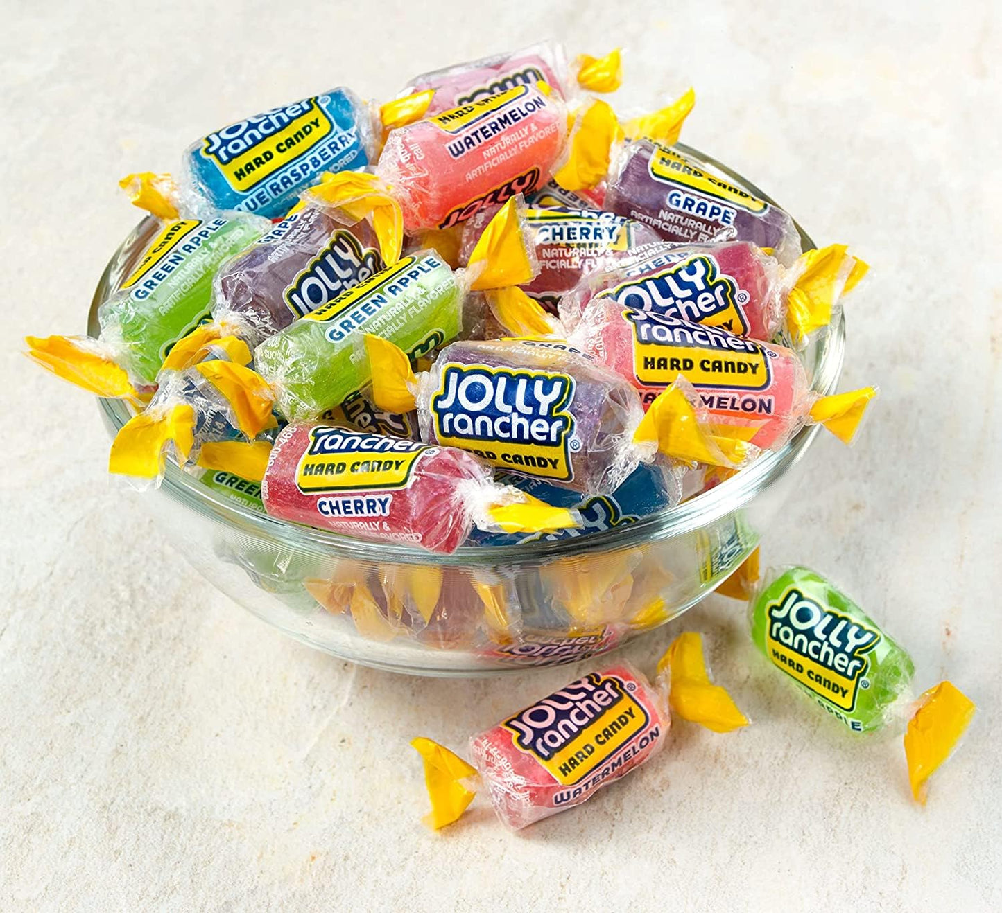 JOLLY RANCHER Assorted Hard Candy, 360 Count (2.26kg) – Individually Wrapped Fruity Candy for Gifts & Sharing - Available at All In One Marketplace Canada