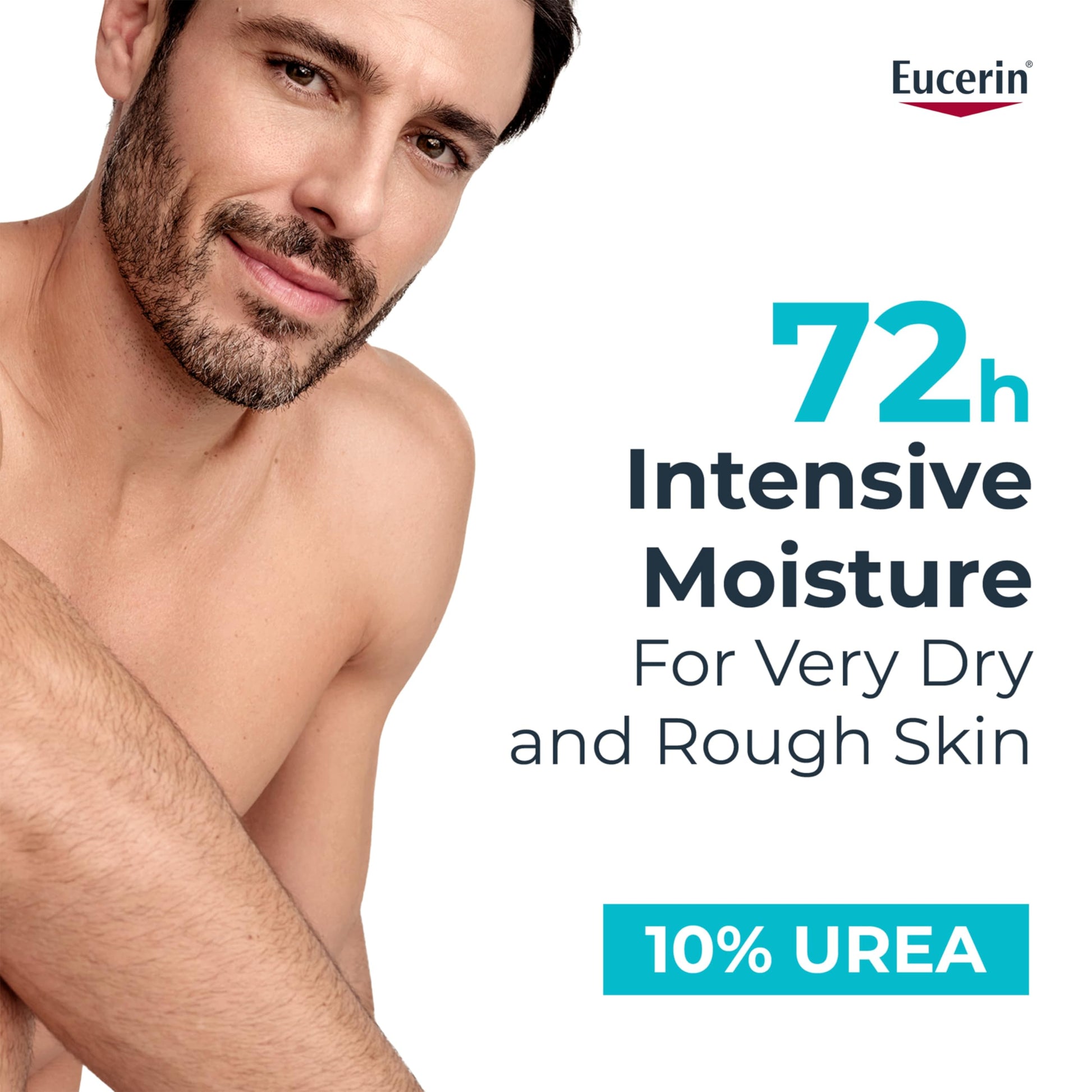 Eucerin Complete Repair Plus Moisturizing Lotion with 10% Urea and Ceramides for Very Dry, Rough Skin, 250 mL - Available at All In One Marketplace Canada