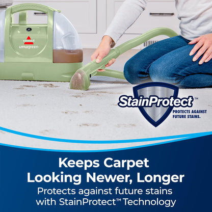 BISSELL Professional Pet Spot and Stain Plus OXY Formula for Portable Carpet Cleaners, 32oz, Removes Pet Urine Vomit and Odours, Car Detailer Solution, Little Green and SpotClean Compatible, 2034C