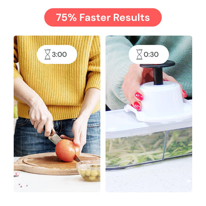 Fullstar Pro Core - Vegetable Chopper & Mandoline Slicer - 6 Blades