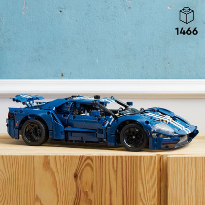 LEGO Technic 2022 Ford GT 42154 Car Model Kit for Adults to Build, Collectible Set, 1:12 Scale Supercar with Authentic Features, Gift Idea That Fuels Creativity and Imagination LEGO
