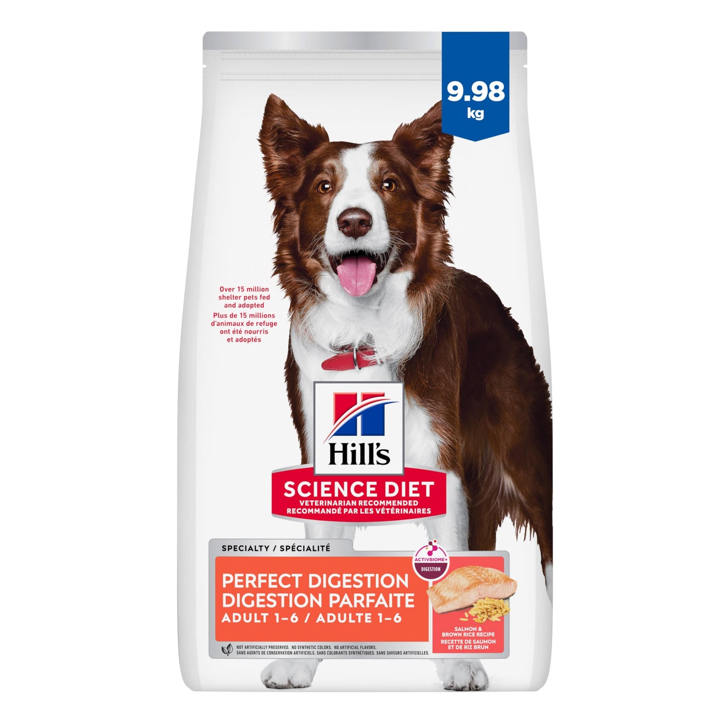 Hill's Science Diet Adult Perfect Digestion Salmon, Whole Oats & Brown Rice Recipe Dry Dog Food 10.0 kg Bag 🍁 All In One Marketplace Canada