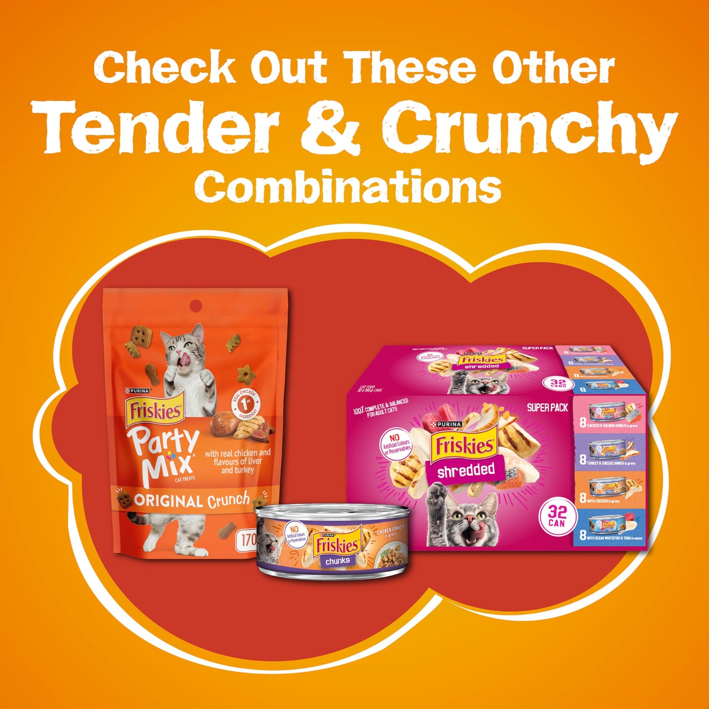 Friskies Grillers Tenders & Crunchy Bites Dry Cat Food - 7.5 kg Bag