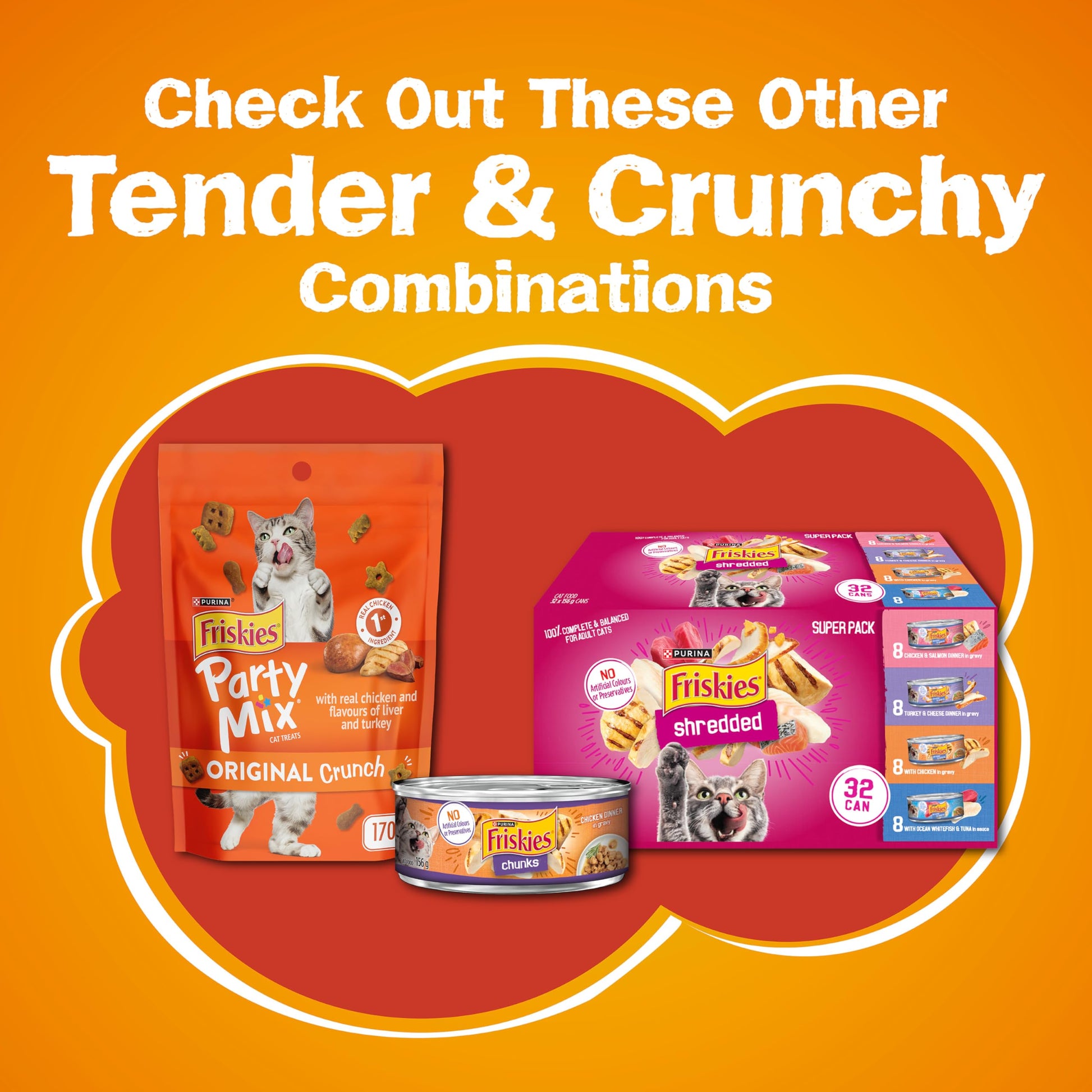 Friskies Grillers Tenders & Crunchy Bites Dry Cat Food - 7.5 kg Bag