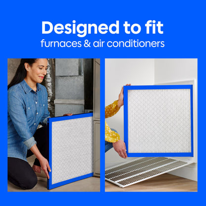 Filtrete 16x25x1 AC Furnace Air Filter, MERV 11, MPR 1000, Micro Allergen Defense, 3-Month Pleated 1-Inch Electrostatic Air Cleaning Filter, 4 Pack (Actual Size 15.69 x 24.69 x 0.81 in)