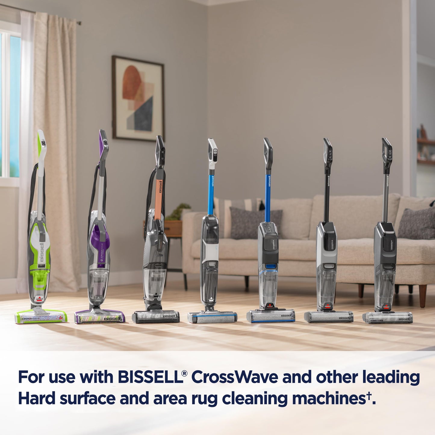 BISSELL Multi-Surface Pet Cleaning Formula with Febreze Freshness for CrossWave, SpinWave and Hard Floor Cleaners, 64oz, Dissolves Pet Messes, Streak-Free on Sealed Floors, Earthco-Friendly, 2295D - Available at All In One Marketplace Canada