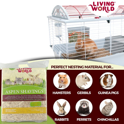 Living World Aspen Shavings - 41 L (2500 cu in)