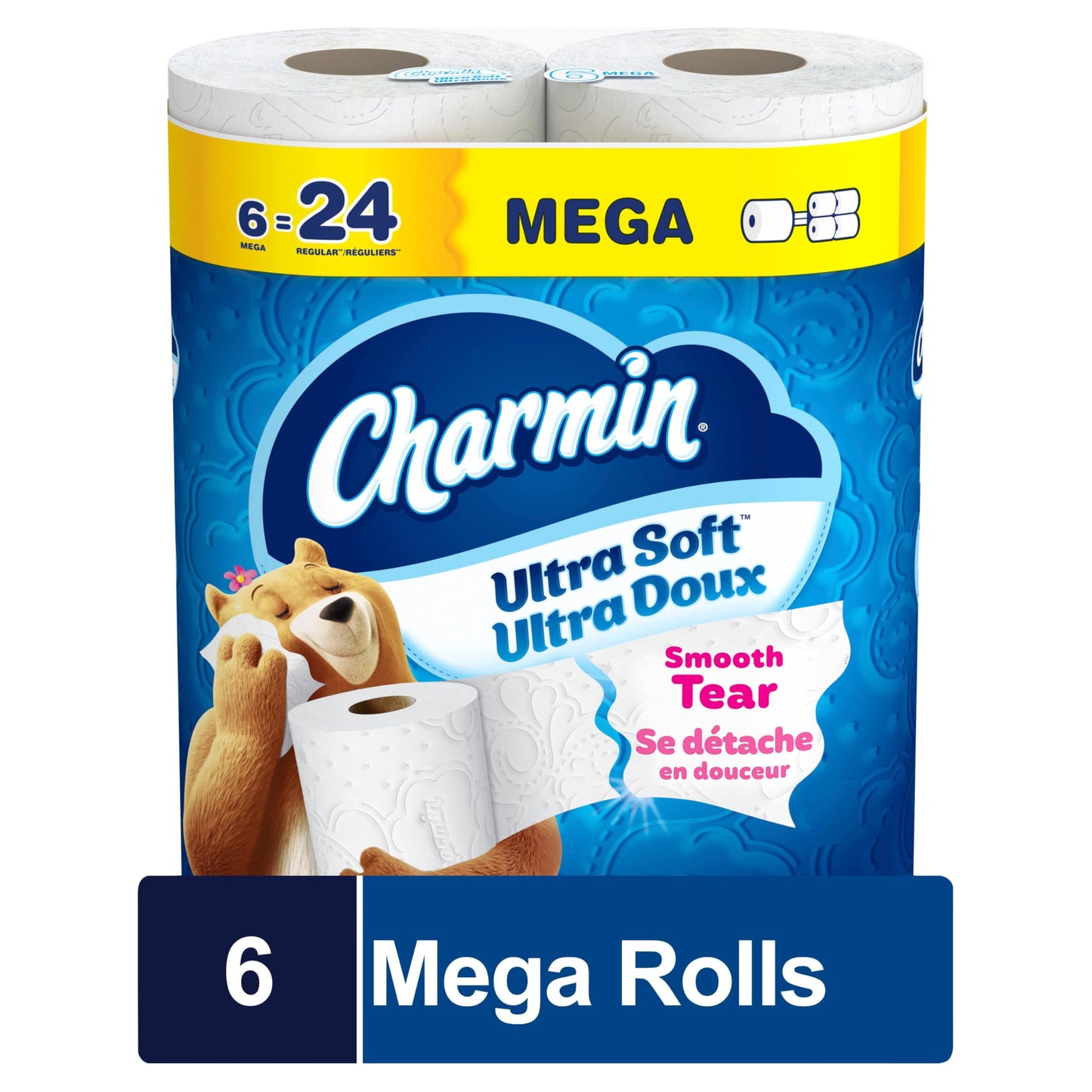 Charmin Toilet Paper Ultra Soft, 18 Mega Rolls = 72 Regular Rolls