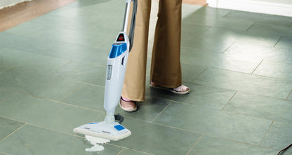 BISSELL PowerFresh Steam Mop with Natural Floor Sanitization, Kills 99.9% of Germs Without Chemicals, Flip-Down Scrubber, SmartSet Steam Control, Hardwood Tile and Sealed Floor Cleaner, 19401 - Available at All In One Marketplace Canada