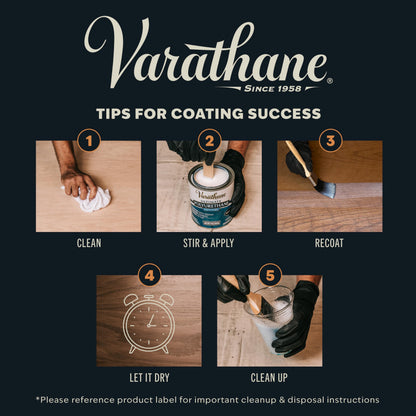 Varathane Diamond Wood Finish in Satin Clear, 236 ml (Pack of 1)(Packaging May Vary) Varathane
