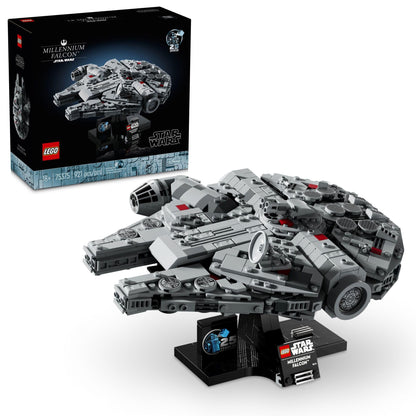 LEGO Star Wars Millennium Falcon A New Hope 25th Anniversary Collectable Model - DIY Building Sets for Adults, Men & Women, Ages 18+ - Comes with Display Stand - Star Wars Gift - 75375 🍁 All In One Marketplace Canada