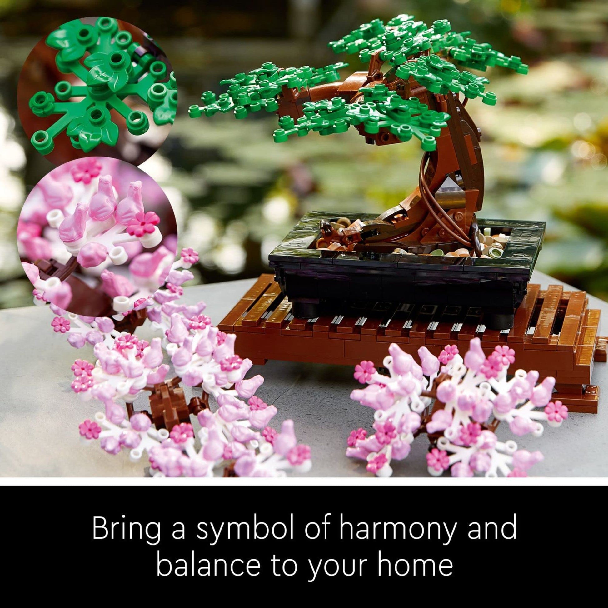 LEGO Icons Bonsai Tree Building Set - Artificial Bonsai Tree Plants for Home Decor, Adults Ages 18+ - Faux, Fake Plants for Table, Desk, Office - Birthday Gift for Men & Women - 10281 LEGO
