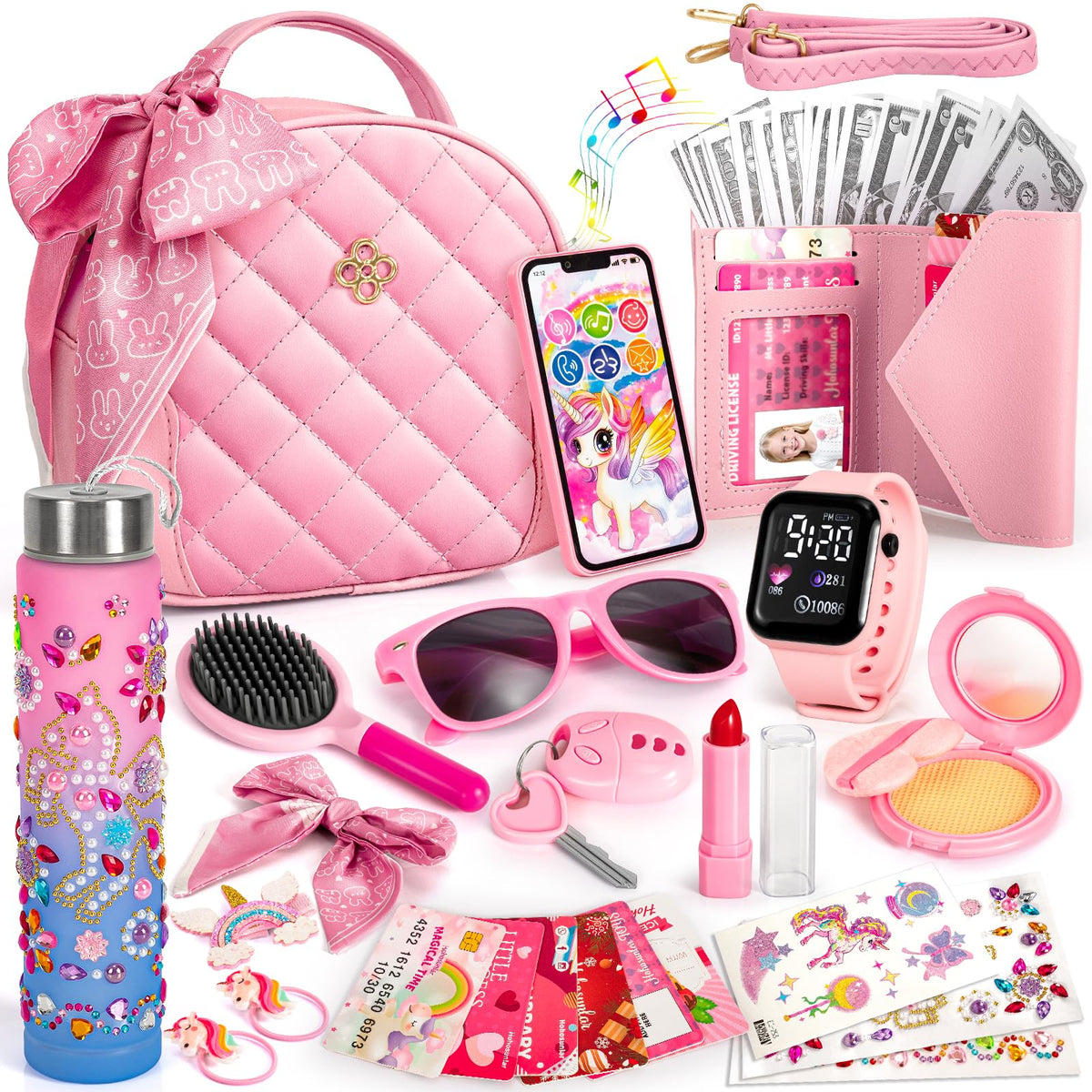 Hohosunlar Play Purse Accessories for Little Girls Toys 3-12 🍁 All In One Marketplace Canada