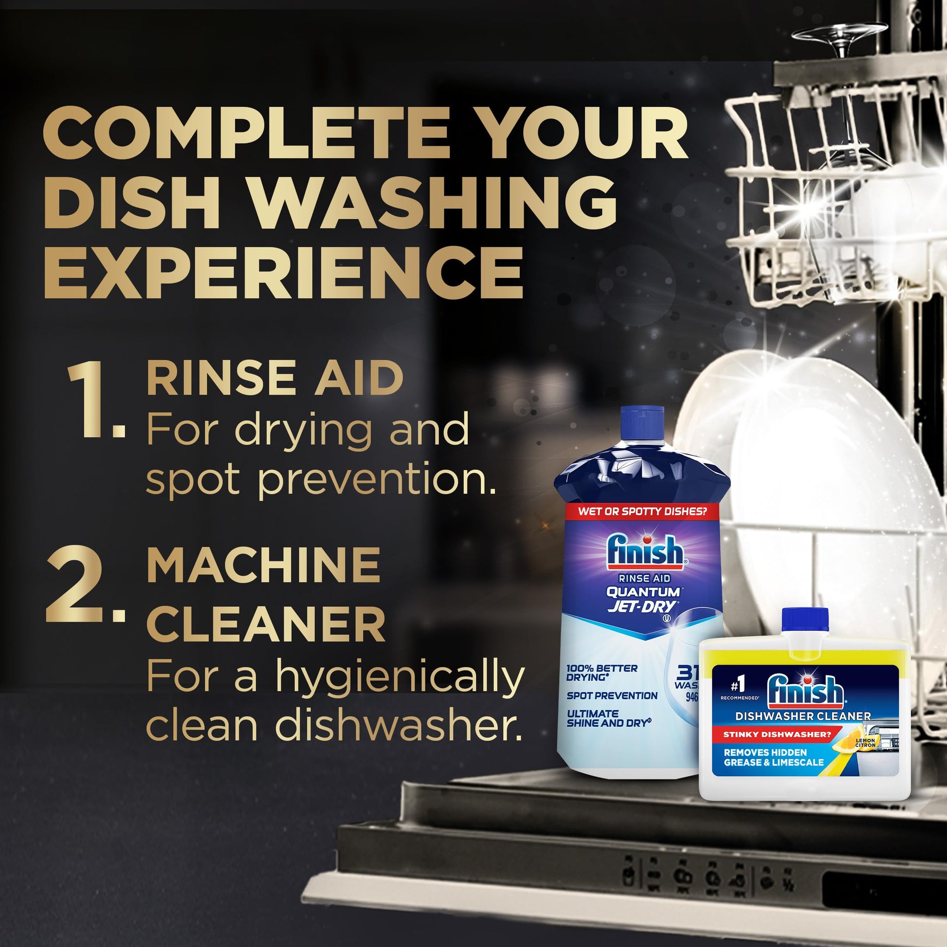 Finish Quantum UltraMax Dishwasher Detergent Pods, 60 Tabs Finish