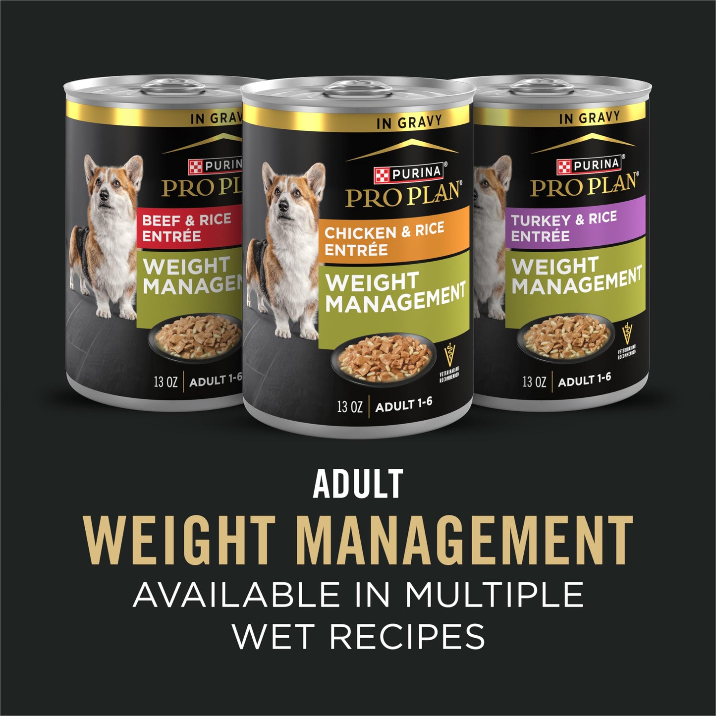 Purina Pro Plan Weight Management Dry Dog Food, Shredded Blend Chicken - 15.4 kg Bag Pro Plan