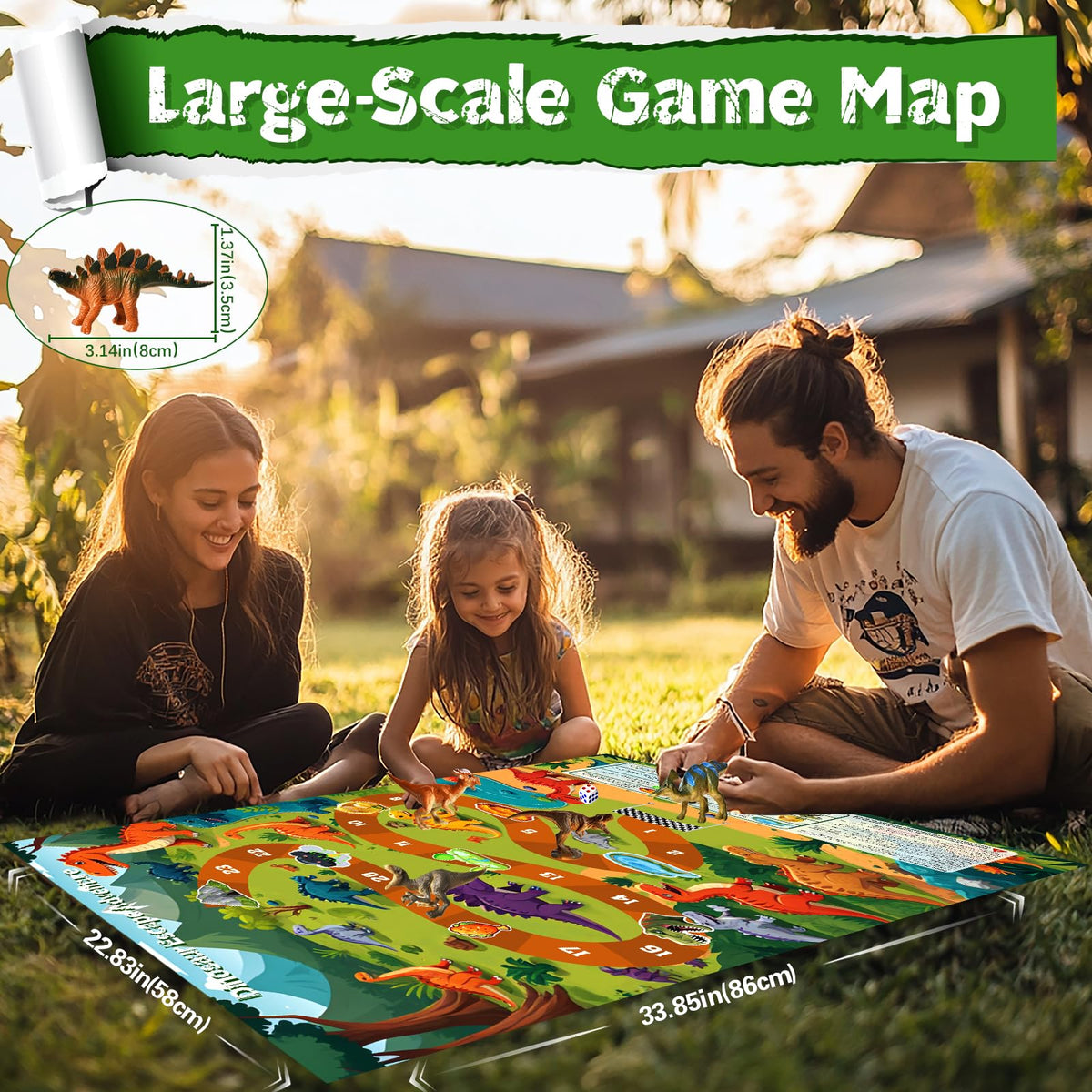 SenZjx Advent calendar 2026, Dinosaur Advent Calendar Kids Gift, Christmas Surprise 24 Unique Dinosaurs with Educational Facts - Family Dice Game with Escape Map 🍁 All In One Marketplace Canada