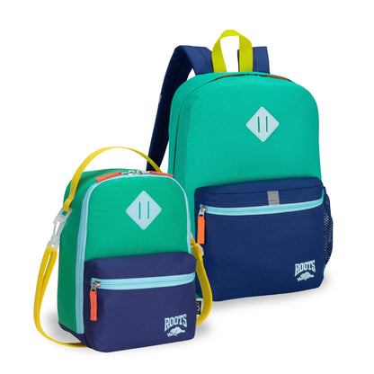 Ensemble assorti 2 pièces pour enfants Roots, sac à dos de 22,5 L et sac à lunch de 7 L