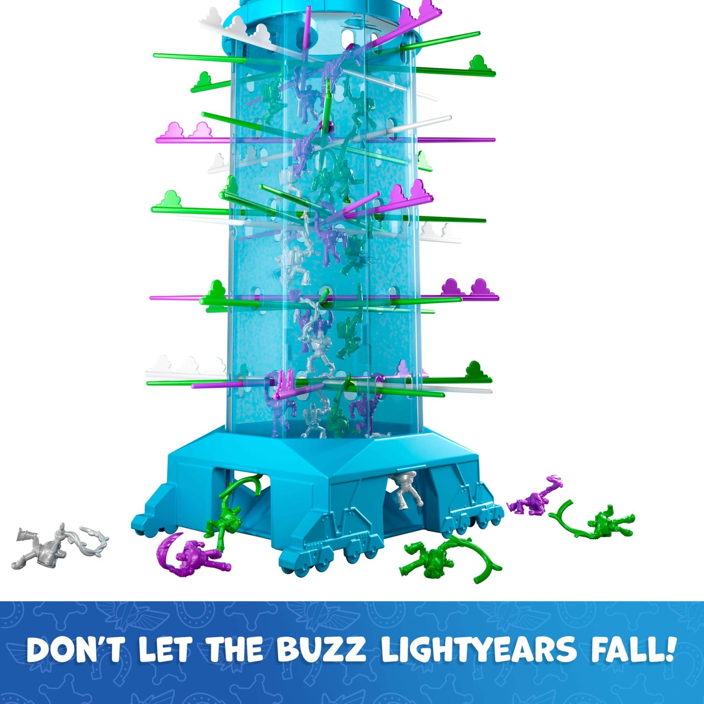 Mattel Games Kerplunk Disney and Pixar’s Toy Story 5 Kids & Family Game with Buzz Lightyears and Inspired by the Movie for 2 to 4 Players Ages 5+ Mattel Games