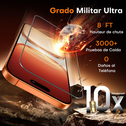 TOCOL 2 Pack for iPhone 16 Pro Max Screen Protector [Instant Installation][Auto-Dust Removal][HD Clear], Unbreakable 9H+Hardness Shatterproof Tempered Glass [Bubble Proof]