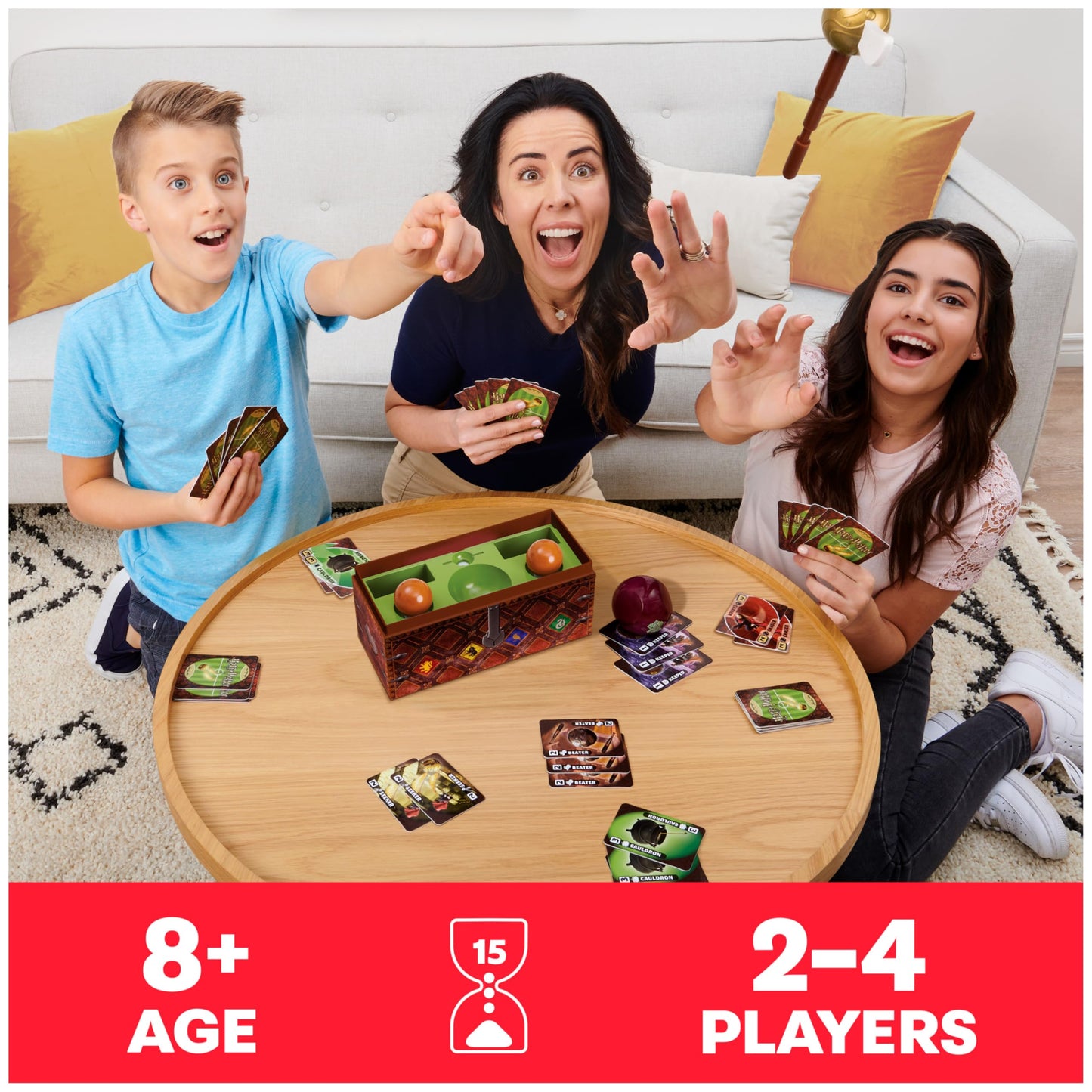 Harry Potter Catch The Golden Snitch, A Quidditch Board Game for Witches, Wizards and Muggles, Family Game Ages 8 & up Spin Master Games