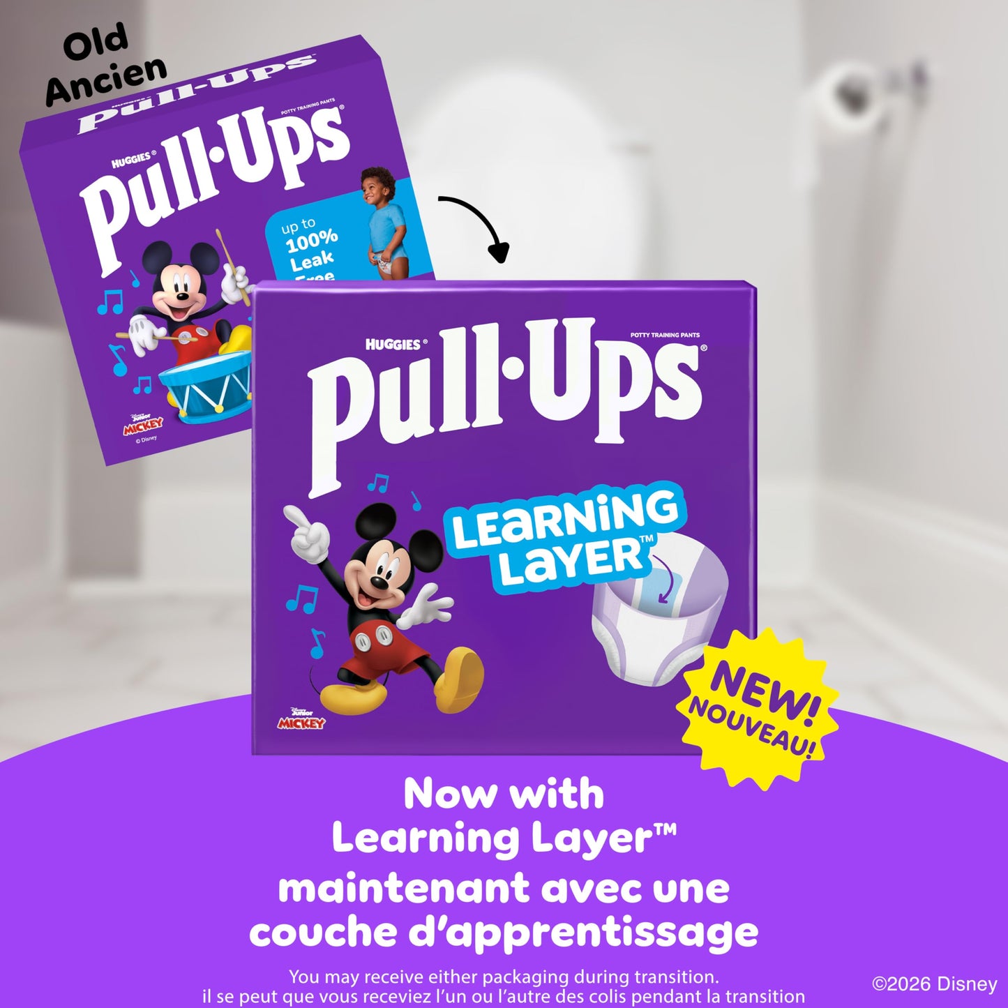 Pull-Ups Boys' Potty Training Pants, Size 6T-7T (55-75 lbs), 72 Count