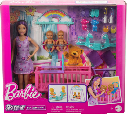 Barbie Skipper Doll & Nursery Playset with Accessories Barbie