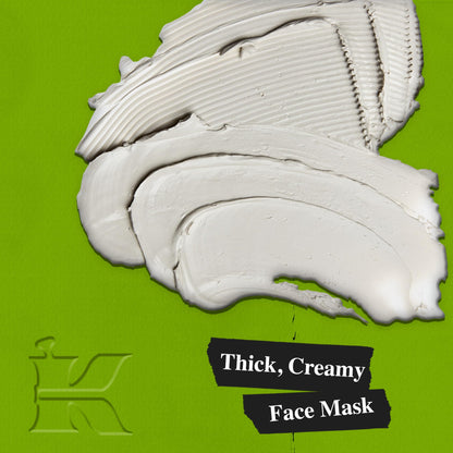 Kiehl's Rare Earth Deep Pore Cleansing Mask, Pore-Minimizing Face Mask for Clogged Pores, Detoxifies & Refines Skin, Absorbs Excess Oil, with Amazonian White Clay & Aloe Vera - 28 ml