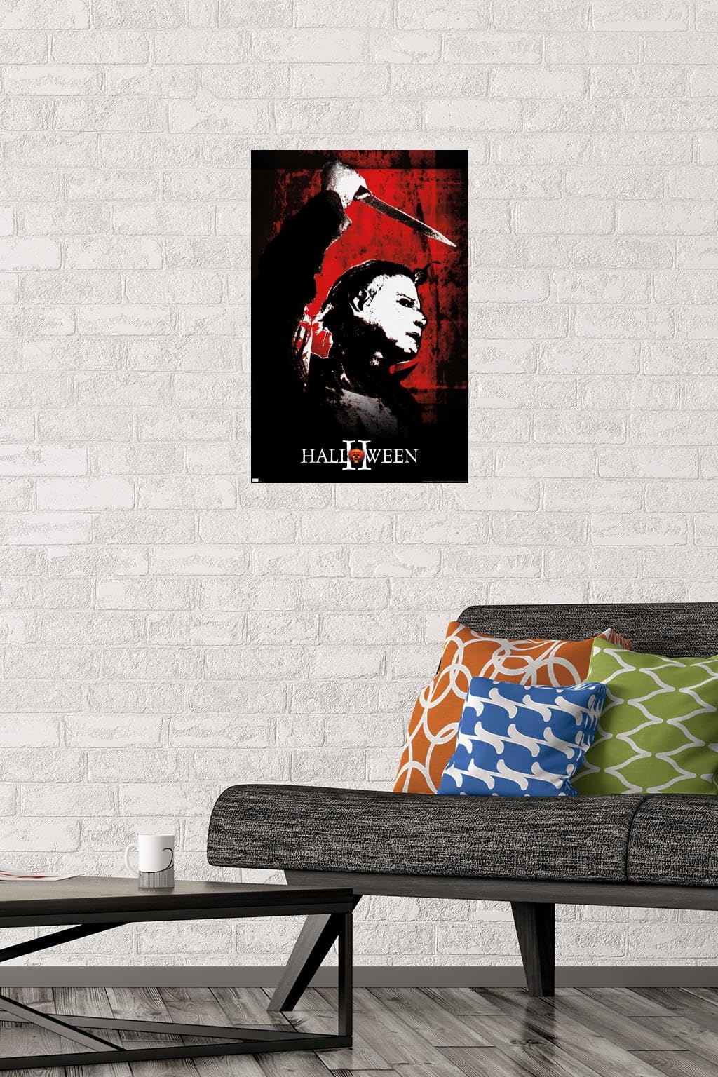 Halloween II - Affiche murale rouge