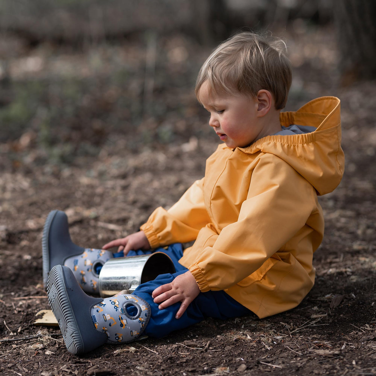 Jan & Jul Waterproof Winter Boots for Toddlers (Grey Construction, US 7) 🍁 All In One Marketplace Canada