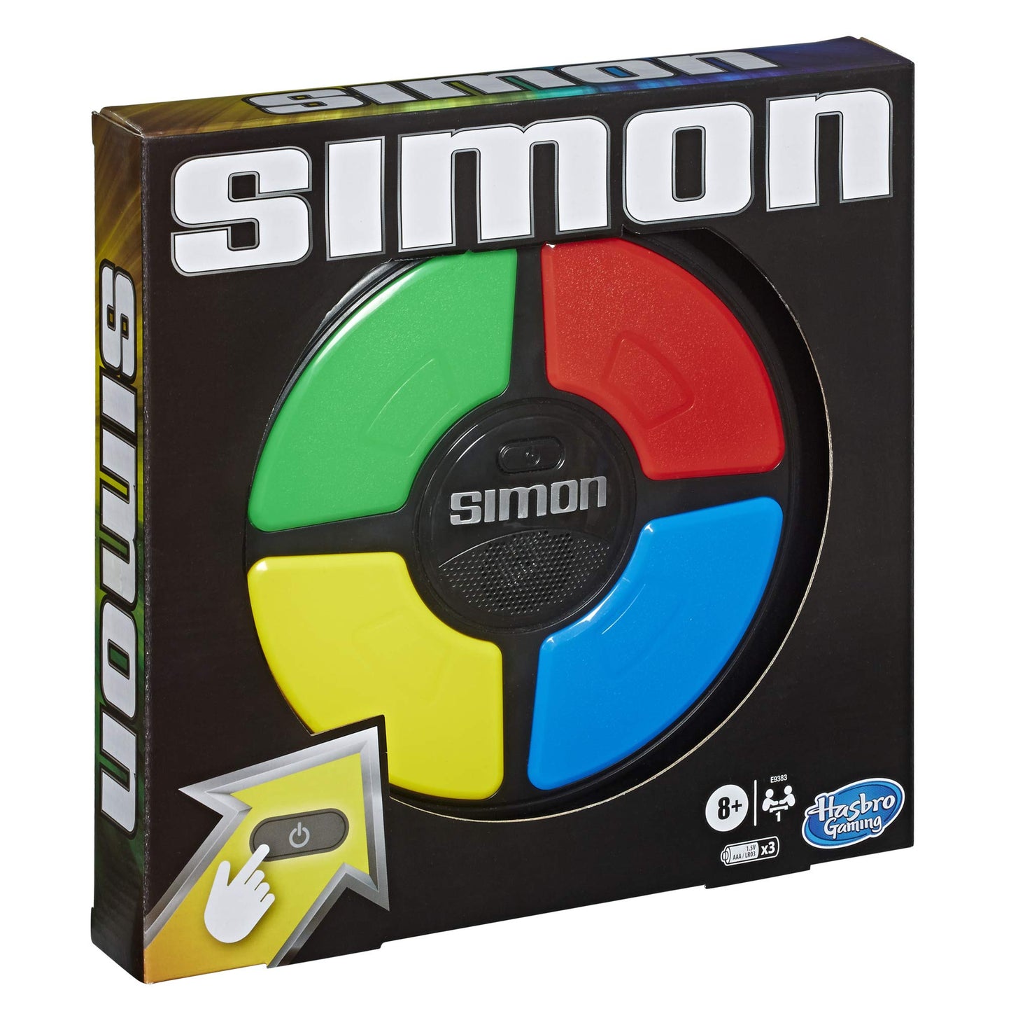 Hasbro Simon Game; Electronic Memory Game for Kids Ages 8 and Up; Handheld Game with Lights and Sounds; Classic Simon Gameplay (E93835L0) Hasbro Gaming