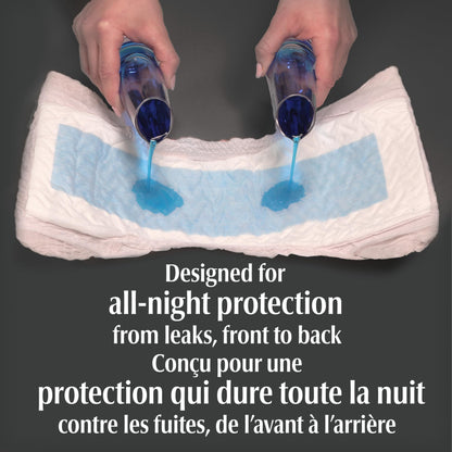 Depend Night Defense Adult Incontinence Underwear for Women, Disposable, Overnight, Small, Blush, 64 Count Depend